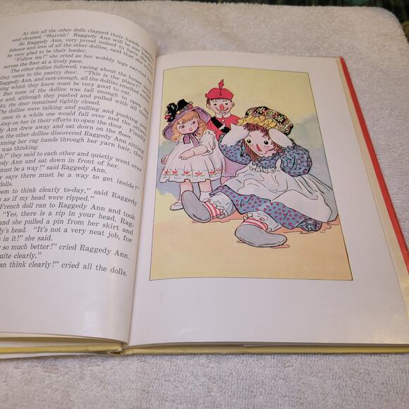 Raggedy Ann Stories By Johnny Gruelle 1961 Vintage Children's Fiction Book - Picture 7 of 10